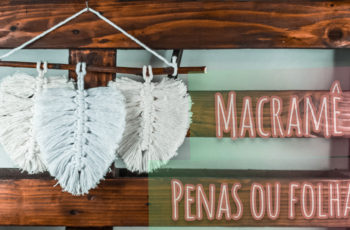 MACRAMÊ: Tutorial PENAS ou FOLHAS para decoração boho MUITO FÁCIL!