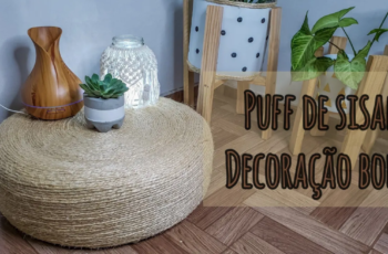 DIY: PUFF DE PNEU E SISAL PARA DECORAÇÃO BOHO - Faça você mesmo