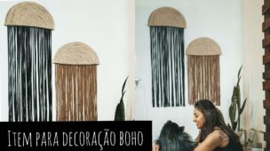 DIY: ITEM PARA DECORAÇÃO BOHO FÁCIL E BARATA - Faça você mesmo