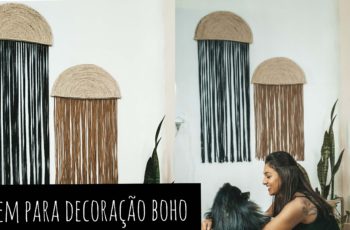 DIY: ITEM PARA DECORAÇÃO BOHO FÁCIL E BARATA - Faça você mesmo